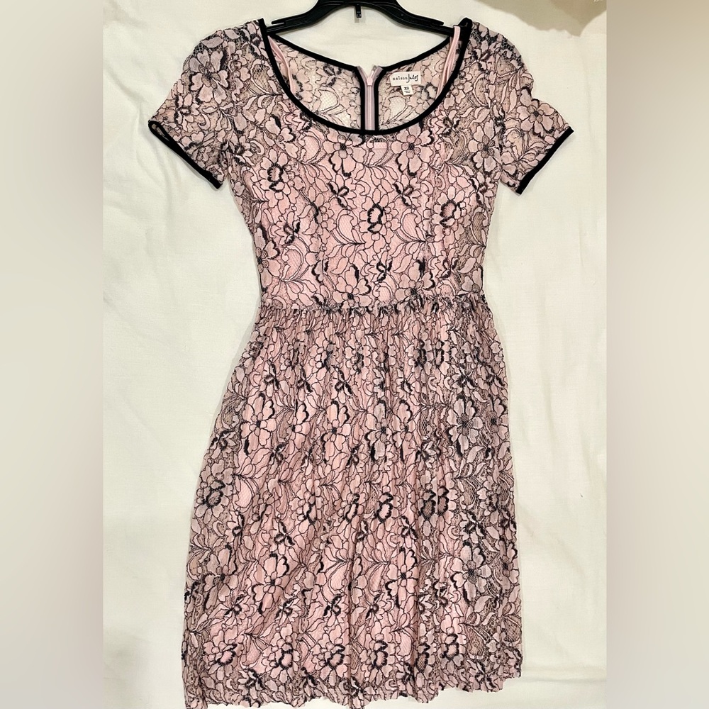 Maison Jules Pink Lace Mini Dress - BRAND NEW